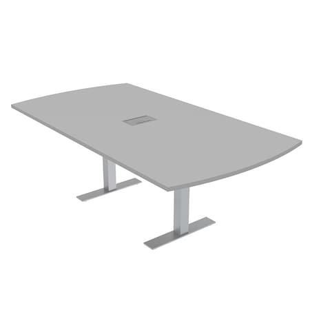 Skutchi Designs 45.25 in W, 84 in L, 29 in H, Engineered Wood Top, Grey HAR-AREC-46X84-T-ELEC-XD01